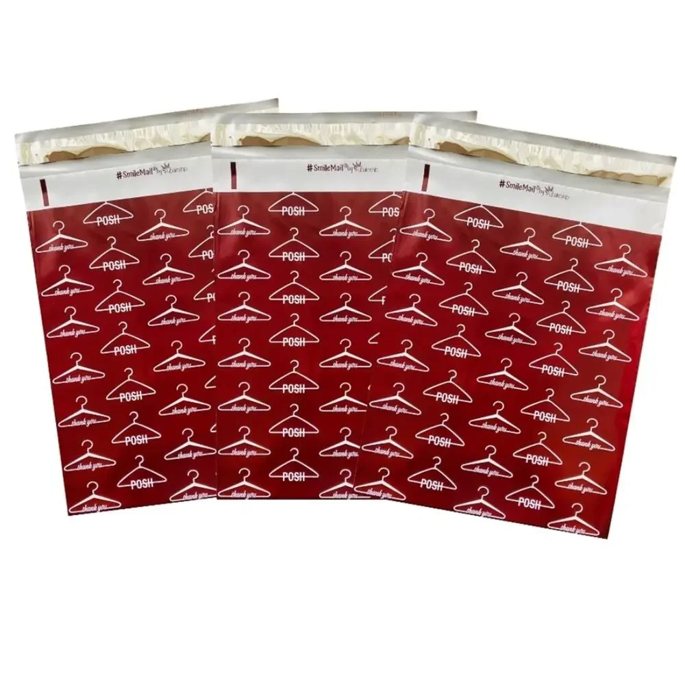 25 Posh Hanger #SmileMail Designer Self Sealing Poly Mailers 10x13